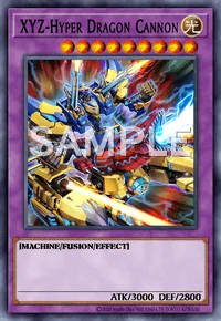 XYZ-Hyper Dragon Cannon, Yu-Gi-Oh! card, LIGHT