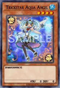 Trickstar Aqua Angel, Yu-Gi-Oh! card, WATER