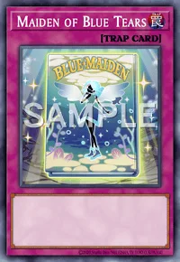 Maiden of Blue Tears, Yu-Gi-Oh! card, TRAP