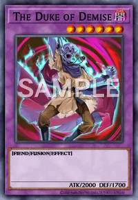 The Duke of Demise, Yu-Gi-Oh! card, DARK