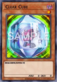 Clear Cube, Yu-Gi-Oh! card, DARK