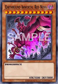 Earthbound Immortal Red Nova, Yu-Gi-Oh! card, DARK