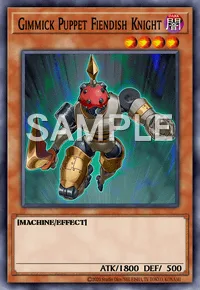 Gimmick Puppet Fiendish Knight, Yu-Gi-Oh! card, DARK