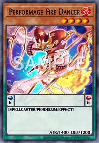 Performage Fire Dancer, Yu-Gi-Oh! card, FIRE