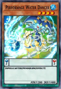 Performage Water Dancer, Yu-Gi-Oh! card, WATER