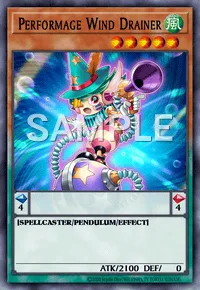Performage Wind Drainer, Yu-Gi-Oh! card, WIND