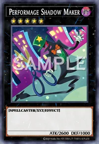 Performage Shadow Maker, Yu-Gi-Oh! card, DARK