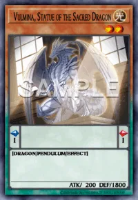 Vulmina, Statue of the Sacred Dragon, Yu-Gi-Oh! card, LIGHT