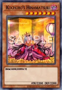 Kochobo's Hinamatsuri, Yu-Gi-Oh! card, DARK