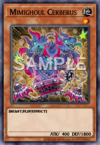 Mimighoul Cerberus, Yu-Gi-Oh! card, EARTH