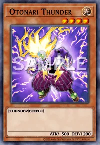 Otonari Thunder, Yu-Gi-Oh! card, LIGHT