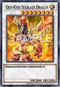 Odd-Eyes Solblaze Dragon, Yu-Gi-Oh! card, LIGHT