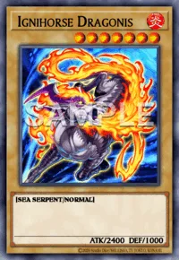 Ignihorse Dragonis, Yu-Gi-Oh! card, FIRE