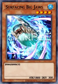 Surfacing Big Jaws, Yu-Gi-Oh! card, WATER