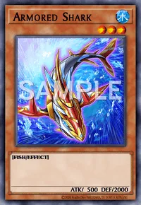 Armored Shark, Yu-Gi-Oh! card, WATER
