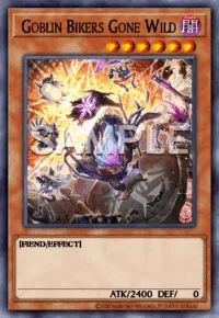 Goblin Bikers Gone Wild, Yu-Gi-Oh! card, DARK