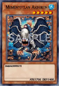 Mementotlan Akihiron, Yu-Gi-Oh! card, WATER