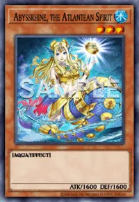 Abyssrhine, the Atlantean Spirit, Yu-Gi-Oh! card, WATER