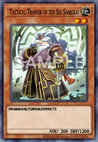 Tactical Trainer of the Six Samurai, Yu-Gi-Oh! card, EARTH