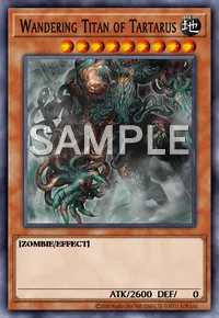 Wandering Titan of Tartarus, Yu-Gi-Oh! card, EARTH