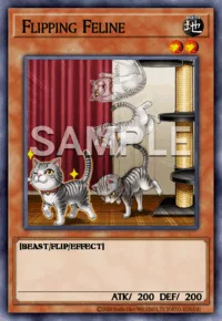 Flipping Feline, Yu-Gi-Oh! card, EARTH
