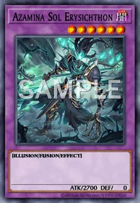 Azamina Sol Erysichthon, Yu-Gi-Oh! card, DARK