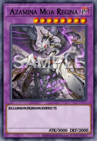 Azamina Moa Regina, Yu-Gi-Oh! card, DARK