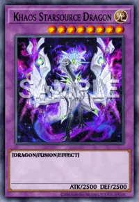 Khaos Starsource Dragon, Yu-Gi-Oh! card, LIGHT