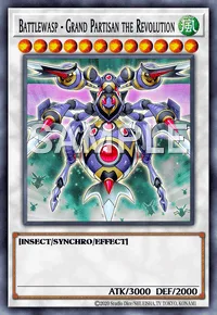Battlewasp - Grand Partisan the Revolution, Yu-Gi-Oh! card, WIND