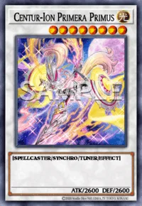 Centur-Ion Primera Primus, Yu-Gi-Oh! card, LIGHT