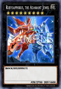 Rubysapphirus, the Adamant Jewel, Yu-Gi-Oh! card, EARTH