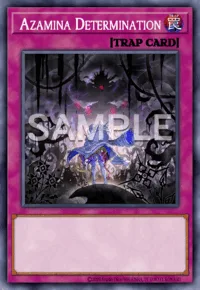 Azamina Determination, Yu-Gi-Oh! card, TRAP