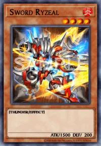 Sword Ryzeal, Yu-Gi-Oh! card, FIRE