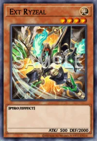 Ext Ryzeal, Yu-Gi-Oh! card, LIGHT