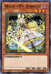 Maliss <P> Dormouse, Yu-Gi-Oh! card, DARK