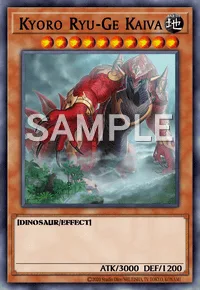 Kyoro Ryu-Ge Kaiva, Yu-Gi-Oh! card, EARTH