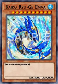 Kairo Ryu-Ge Emva, Yu-Gi-Oh! card, WATER