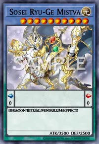 Sosei Ryu-Ge Mistva, Yu-Gi-Oh! card, LIGHT