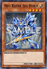 Neo Kaiser Sea Horse, Yu-Gi-Oh! card, LIGHT