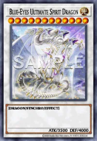 Blue-Eyes Ultimate Spirit Dragon, Yu-Gi-Oh! card, LIGHT