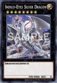 Indigo-Eyes Silver Dragon, Yu-Gi-Oh! card, LIGHT