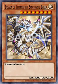 Dragon of Illumination, Sanctuary's Shield, Yu-Gi-Oh! card, LIGHT