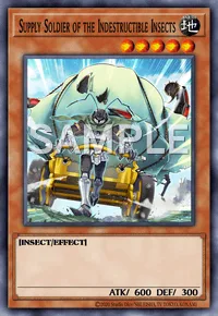 Supply Soldier of the Indestructible Insects, Yu-Gi-Oh! card, EARTH