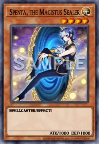 Spenta, the Magistus Sealer, Yu-Gi-Oh! card, LIGHT