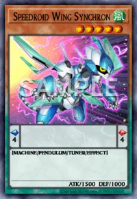 Speedroid Wing Synchron, Yu-Gi-Oh! card, WIND