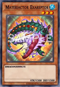 Materiactor Exareptor, Yu-Gi-Oh! card, WATER