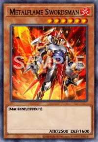 Metalflame Swordsman, Yu-Gi-Oh! card, FIRE