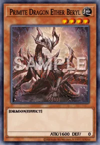 Primite Dragon Ether Beryl, Yu-Gi-Oh! card, EARTH