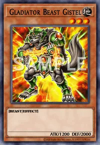 Gladiator Beast Gistel, Yu-Gi-Oh! card, EARTH