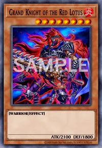 Grand Knight of the Red Lotus, Yu-Gi-Oh! card, FIRE